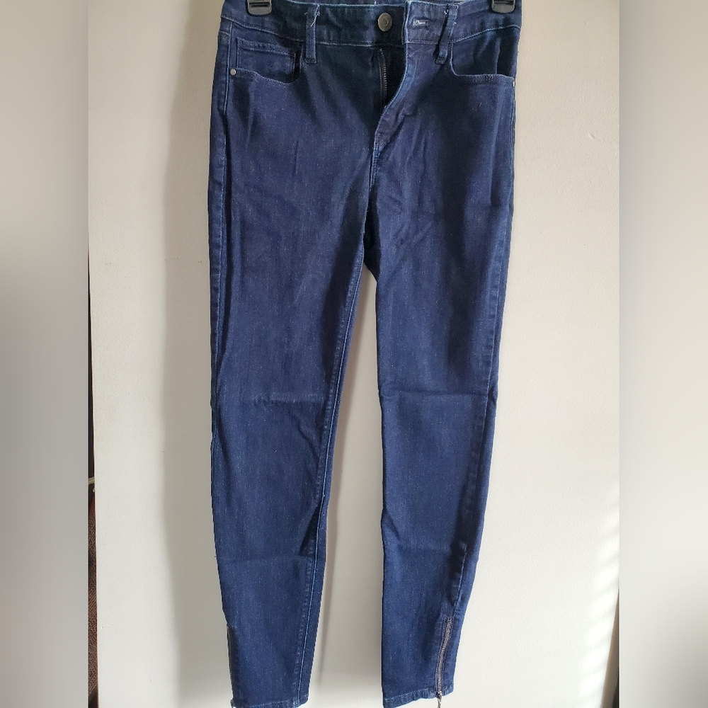 White House Black Market Dark Blue Skinny Jeans